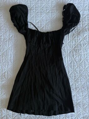 Ardene Black Dress with Elastic Waistband